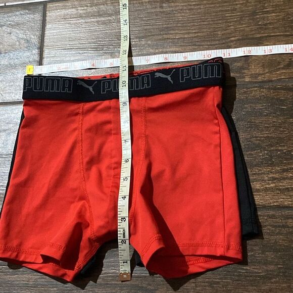 4x/$30 Puma New Kids Boxer Briefs - Black and Red Size M - Picture 8 of 9